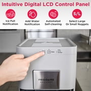 Frigidaire Gallery Artisanal Clear Sphere Ice Maker, Self-Cleaning Premium Ice Machine with Touch Controls, Grey