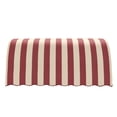 thumbnail image 2 of Awntech 10.375 ft Savannah Fixed Awning Acrylic Fabric, Burgundy/Tan Stripe, 2 of 2