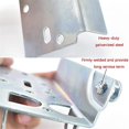 thumbnail image 3 of Garage Door Bottom Lifting Brackets For 7/16in Stem Roller Left And Right With Bolts, 3 of 5