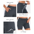 thumbnail image 4 of Stelle Women 2 in 1 Running Shorts High Waisted Athletic Shorts Gym Workout Shorts, 4 of 5