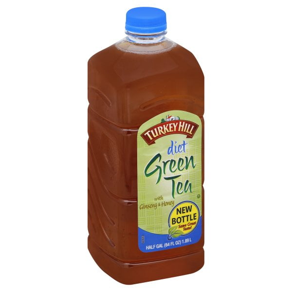 Turkey Hill Diet Tea Green, Half Gallon
