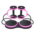 thumbnail image 1 of de Ejercicios Cuerda para arrojar de Cuerda para Ejercicios Rueda Doble para Entrenador de Brazos Entrenador de Piernas Entrenador de E Rosado, 1 of 8
