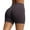 Brown, variant on Womens Spandex Leggings Shorts High Rise Stretchy Workout Shorts Butt Lifting Soft Bike Shorts Yoga Gym Pants (XS, Purple 02)