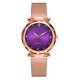 thumbnail image 1 of Reloj de pulsera de mujer con correa de aleación de malla de moda reloj de cuarzo Simple púrpura, 1 of 3