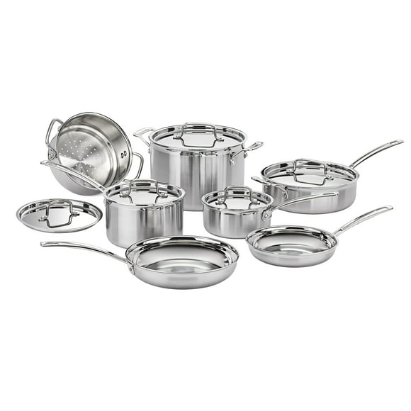 Juego de utensilios de cocina Cuisinart MultiClad Pro Triple Ply 12 piezas