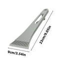 thumbnail image 2 of Luckky 1 Pack Ice Scraper for Car Windshield, 10 Inch Window Ice Scraper to Remove Snow, Frost, and Ice, Durable Ice Scraper for Cars Trucks SUV Window, 3.5×9 Inches (Gray), 2 of 9