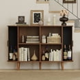 thumbnail image 3 of 47" Fluted Sideboard Buffet Cabinet,Storage with Sliding Doors & Adjustable Shelf, Modern Accent Console Table Coffee Bar for Living Room, Kitchen, Dining Room, Entryway, 3 of 8