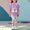 F Purple, variant on Girls Outfits 2-Piece, Ruffles Sleeve Tunic Tops Straight Leg Pants Fashion Casual Sets Purple 6T
