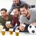 thumbnail image 3 of Vasos de plástico para beber, 350 ml, decoración para fiestas de fútbol, 50 unidades, 3 of 8