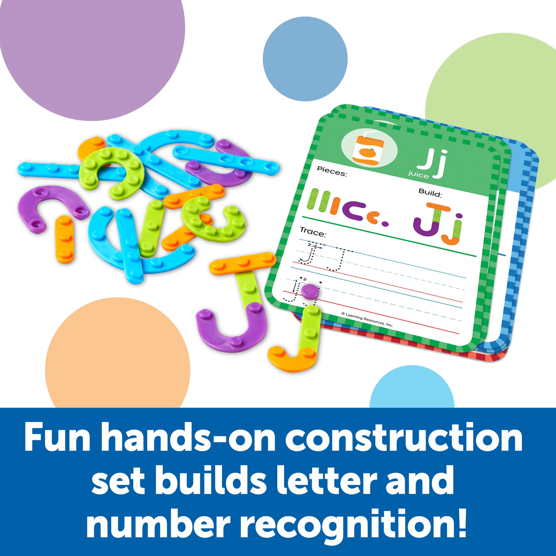 Learning Resources Skill Builders! Kindergarten Letter & Number Maker Math Games for Kids Ages 6 and Up