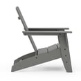 thumbnail image 5 of Better Homes & Gardens by POLYWOOD Southlake Outdoor Modern Adirondack Chair, All-Weather HDPE, Patio Seat, Slate Grey, 5 of 12
