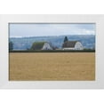 thumbnail image 3 of Dana Styber 4x24 White Modern Wood Framed Wall Art Titled - Dual Barns, 3 of 5
