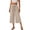 Beige, variant on Audhol Gaucho Pants for Women Pants for Women Elastic Waisted Wide Leg Pants Casual Trousers with Pockets Trendy Loose for Work Wide Leg Capri Pants for Women Beige L