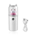thumbnail image 4 of Facial fresco neblina pulverizador fabricante portátil recargable 30 ml mini humidificador fogger cara vaporizador piel cuidado de la piel suministros de belleza tipo 1 blanco Eigraketly  HA012086-03B, 4 of 6