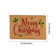 thumbnail image 2 of Dmlowu Christmas Doormat - Dirt Proof Christmas Bathroom Rugs for Xmas Decor, 16x24" Non Slip Christmas Front Door Mat for Holiday Party Indoor Outdoor Christmas Decorations, 2 of 6