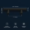thumbnail image 3 of Hickory Hardware R077744-10Pack Heritage Designs Pack Of (10) Sleek 3" (76Mm) Center To, 3 of 7