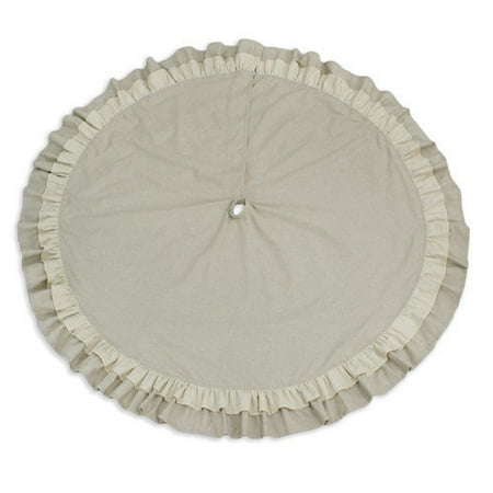 Brite Ideas Living Linen Natural Round Tree Skirt