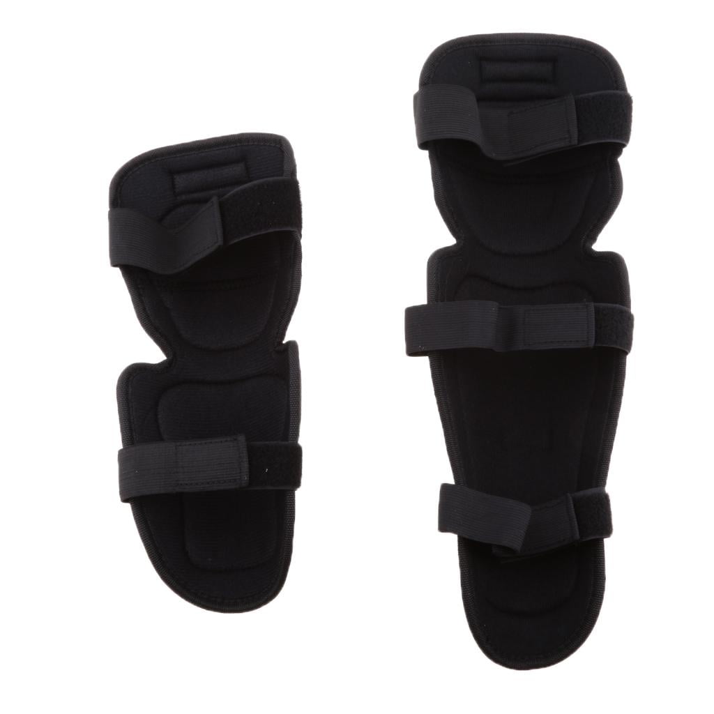 4 Pieces Knee Shin Guards Adults Elbow Knee Pads Protector
