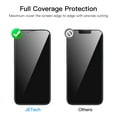 thumbnail image 4 of Protector de pantalla JeTech Privacy para iPhone 14 Plus de 6.7 pulgadas, paquete de 2, 4 of 7