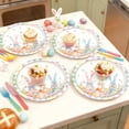 thumbnail image 4 of Easter Bunny Themed Paper Plates 25-Pack, Colorful Festive Tableware, Cute Dinner Plates, Holiday Supply for Easter Party Kitchen Table Decoration, 4 of 6