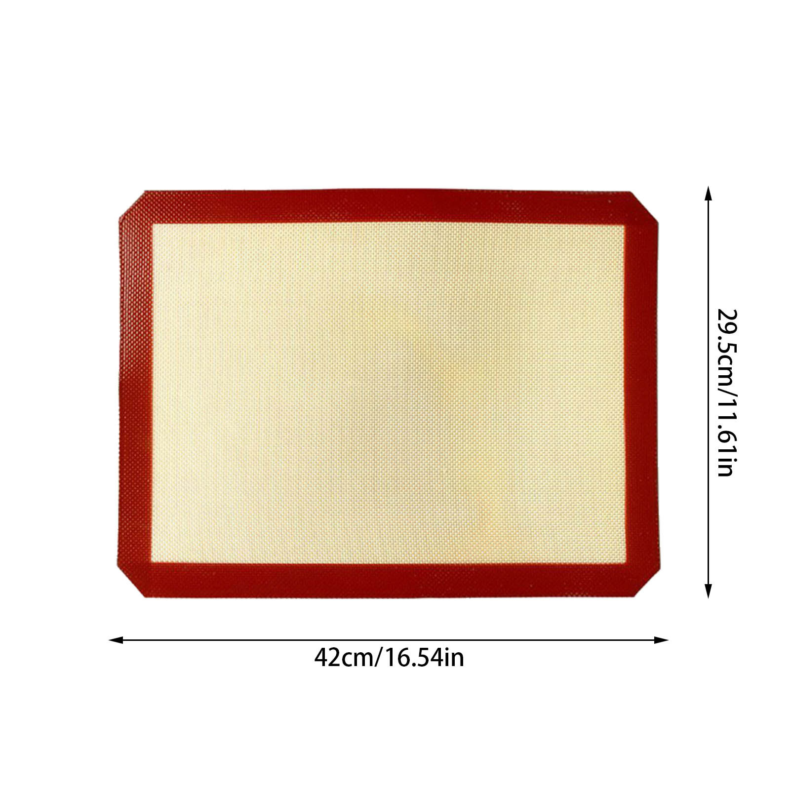 4 PCS Silicone Baking Mat Set of 1 Non Stick Baking Sheet for Oven, Reusable Food Grade Silicone Mats for Cookies Macaron Pizza Bread Baking Supplies and Accessories Kitchen Tools (16.53"x11.61")