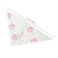 thumbnail image 3 of Naloa Cute Pigs Dog Bandanas 1PC Washable Triangle Dog Scarfs Premium Durable Fabric, for Small Medium Large Dogs and Cats, 3 of 6