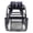 Blue, variant on Clear Backpack, Large Capacity Transparent PVC Daypack, Heavy Duty Waterproof School Bag with Front Pocket & Side Mesh for Work Travel