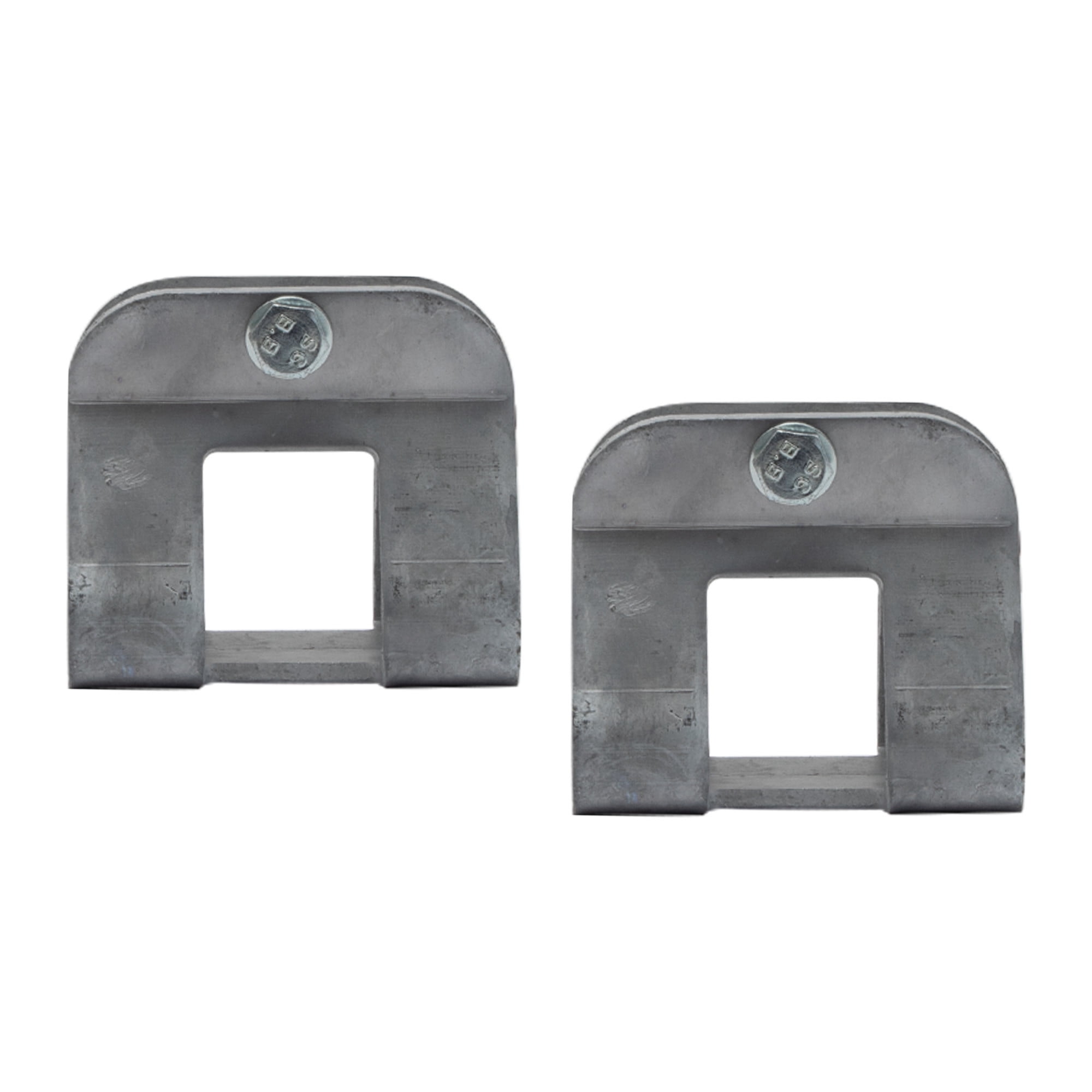 Extreme Max 3006.6887 Galvanized I-Beam Clamp Kit for 1.5" Square Trailer Guide-On Poles