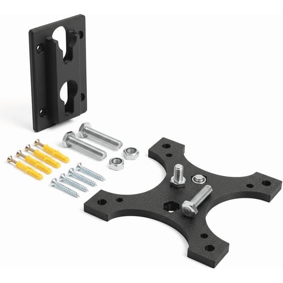 TerraEdge RV TV Mount Compatible with Campers & Travel Trailers – Dual VESA 80x80 / 100x100, Vibration-Resistant Wall Plate, Outdoor TV Installation