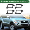 thumbnail image 2 of Junta de Colector de Admisión de Motor Unique Bargains para Mitsubishi Pajero/Shogun 1994-1999 Junta de Sellado del Colector de Admisión No.ME200285 Papel resistente al aceite sin asbesto 4 Pcs, 2 of 6