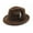 Coffee, variant on German Oktoberfest Hat Traditional Feather Fedora For Parties And Outdoor Events Black,One Size