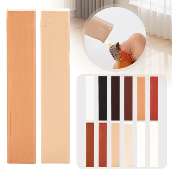 Furniture Repair Wood Markers, Wood Wax Filler Sticks, Touch Up Pen Crayons for Scratches, Wood Floors, Tables