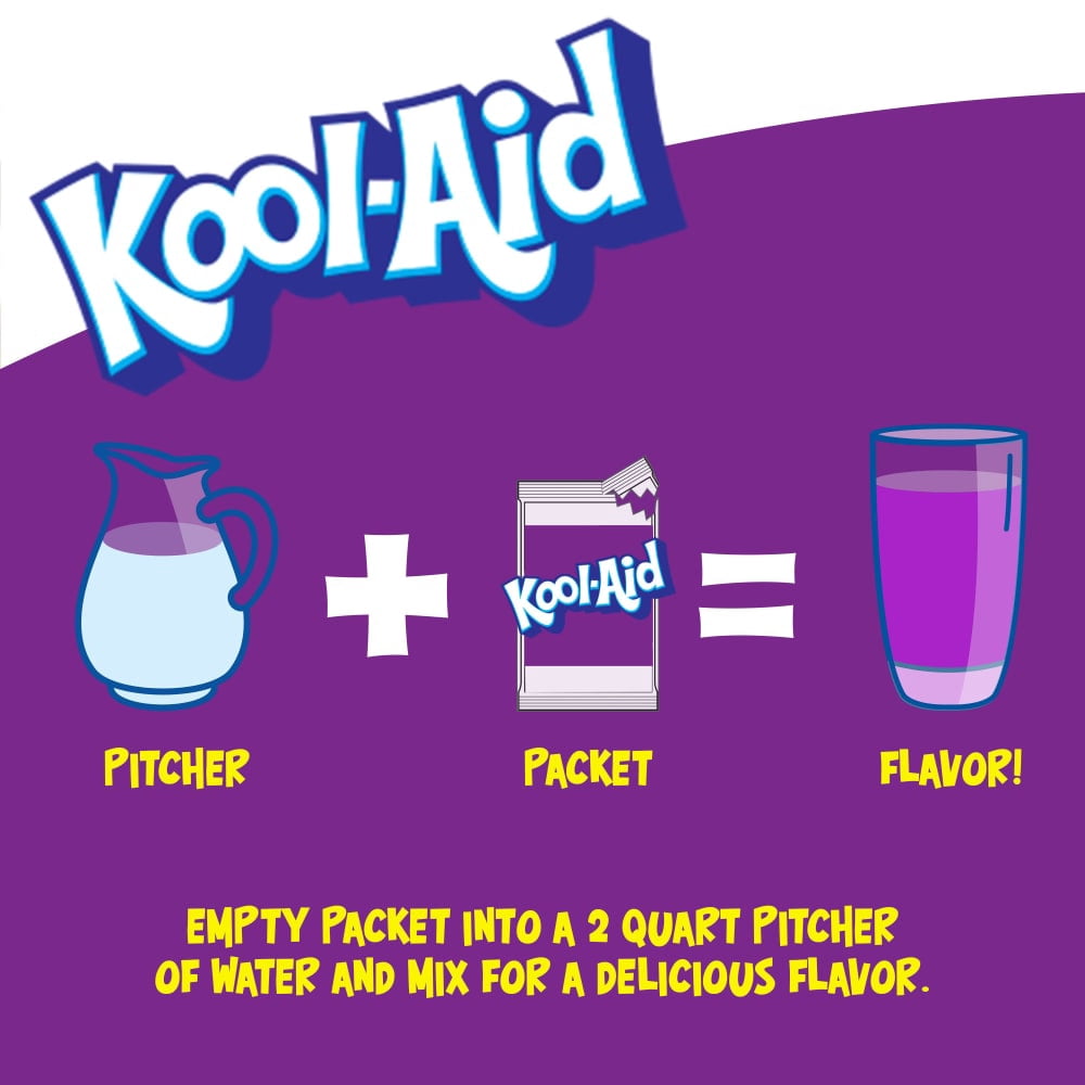 Kool-Aid Zero Sugar Grape Drink Mix Packet Value Pack 5 ct - 5 Pack