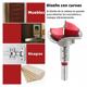 thumbnail image 3 of Kit 5 Pcs Broca Bloosom  Para Bisagra Forstner 15-35 Mm Madera Con Tope Rojo, 3 of 4