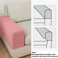thumbnail image 5 of Armrest Covers,2 Pieces 6*9*20in Sofa Armrest Covers,Adjustable,Stretch Sofa Arm Caps,Armrest Protector,Backrest Throw,Stretch Armchair Protector,Soft Polyester Armrest Protector,Non-Slip, 5 of 8