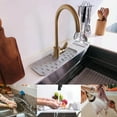 thumbnail image 3 of Kitchen Silicone Faucet Absorbent Mat Sink Splash Guard Silicone Faucet Splash Catcher Countertop Protector For Bathroom Kitchen Gadgets, 3 of 7