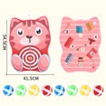 thumbnail image 3 of Bangcool Kids Game Dart Board Set Animal Double Sided Dart Board Game Sticky Ball Game, 3 of 10