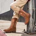 thumbnail image 6 of DREAM PAIRS Kids' Western Cowboy Boots Classic Embroidered Cowgirl Boots for Toddlers/Little Kids Durable Non-Slip Western Boots with Convenient Pull Tabs, 6 of 6