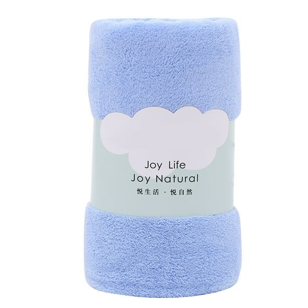Toalla de baño de gran tamaño de alta densidad, toalla de baño gruesa absorbente de agua para adultos, para baño, playa, hotel, azul, 70x140cm
