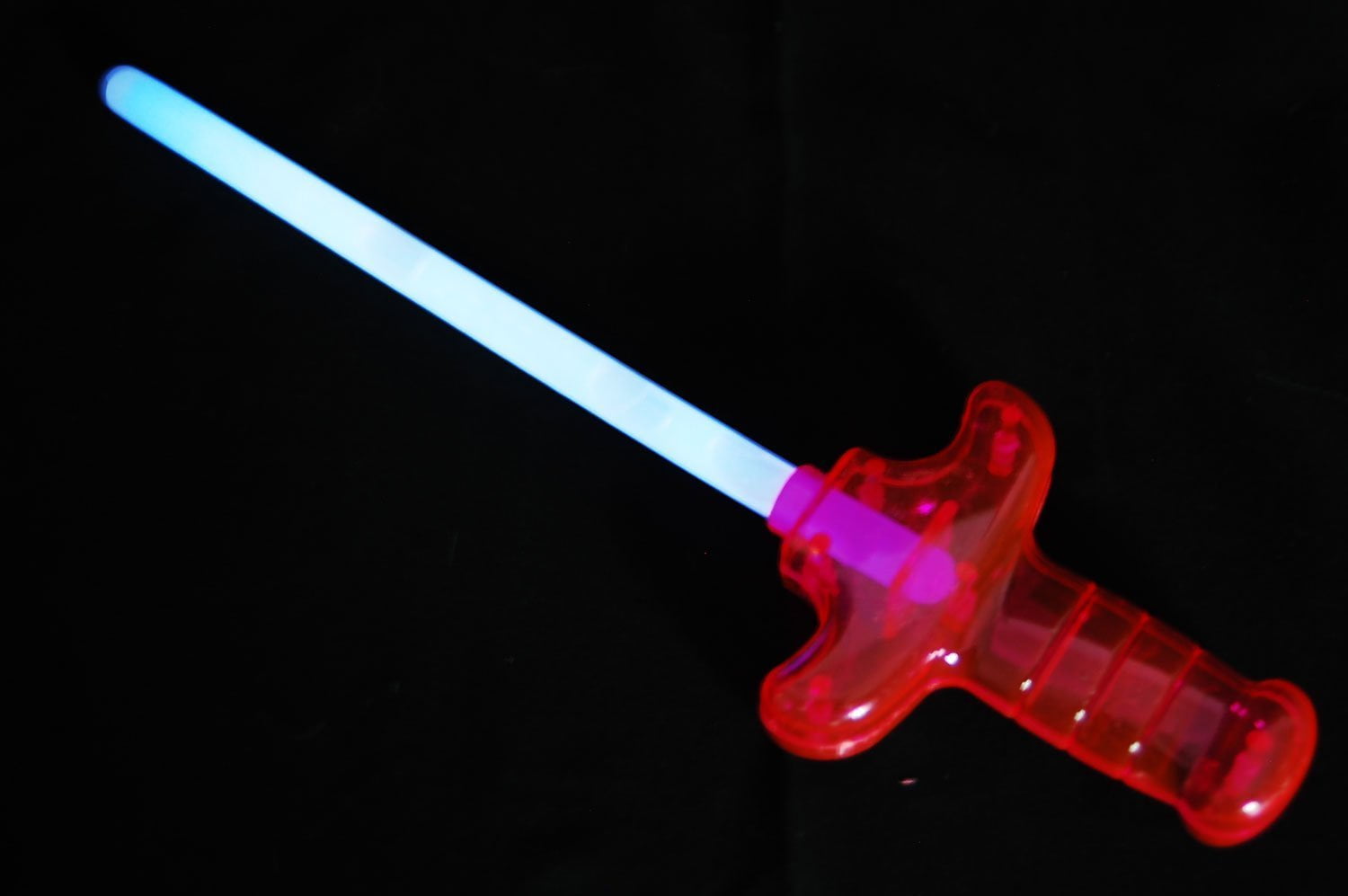 White (Tinted Blue) Glow Stick Swords 5 Pack, 5 White (Tinted Blue