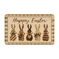 thumbnail image 2 of QuanTara Easter Bunny Print Doormat 23.6x15.7 Inch - Indoor Outdoor Welcome Mat, Non-Slip Holiday Decorative Rug for Doorstep, Porch, Entryway, 2 of 7