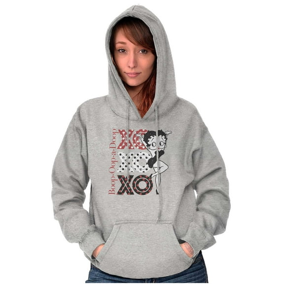 Betty Boop Cute Adorable Hoodie Sweatshirt Women Brisco Brands S