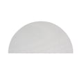 thumbnail image 1 of Furnish My Place Abstract Contemporary Geometrical Framed View Square Modern Plush Two Tone High Low Rug| Kids Friendly| Events Wedding | Made in USA - Framed Ivory, 42" x 84" Half Round Area Rug, 1 of 12