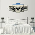thumbnail image 4 of TISHIRON 5PCS Framed Canvas Wall Art Set,60"x32" Air Force Plane -SR-71 Blackbird Canvas Art Decor, 4 of 7