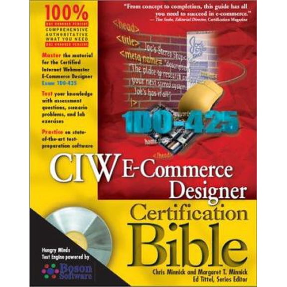 Pre-Owned CIW E-Commerce Designer Certification Bible (Hardcover) 0764548255 9780764548253
