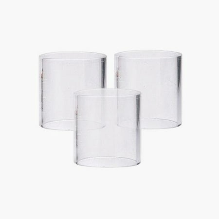 (3 Pack) 6.5ml Larger Replacement Pyrex Glass for Eleaf Melo 300