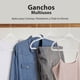 thumbnail image 5 of MAGMALIFE 50 Ganchos para Ropa de Terciopelo, Gancho Dorado Giratorio de 360 Grados, Adecuado para Todo Tipo de Ropa, Antideslizante (Blanco), 5 of 6