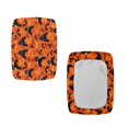 thumbnail image 2 of ZUXONGSY Spooky Black Cat Stool Covers Rectangle 2 Packs Covers for Upholstered Furniture Rectangle Chair with Elastic Bands Pumpkin Dust Covers Protector Happy Halloween Decor, 2 of 7