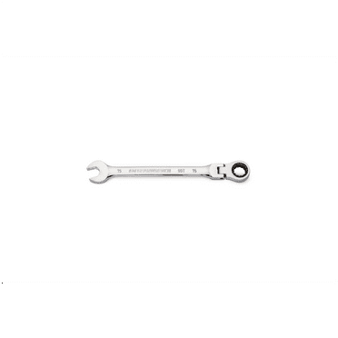 GearWrench 15mm 90T 12 PT Flex Combi Ratchet Wrench
