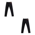 thumbnail image 1 of Leggings cálidos con forro polar Eigraketly Negro S 2Conjunto, 1 of 1